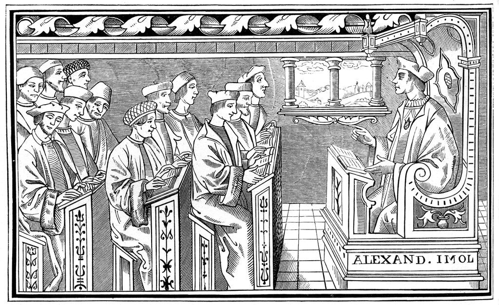 Detail of 16th century schoolhouse by Anonymous