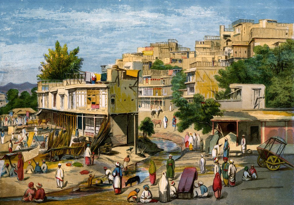 Detail of View of Peshawar by Anonymous