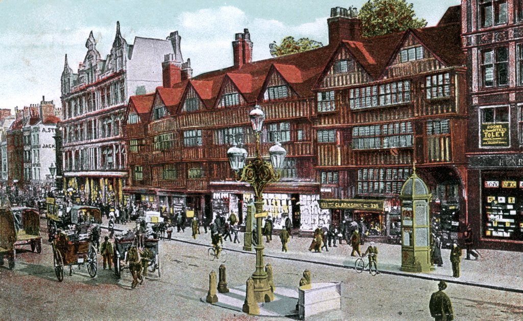 Detail of Holborn, London in 1910 by Anonymous
