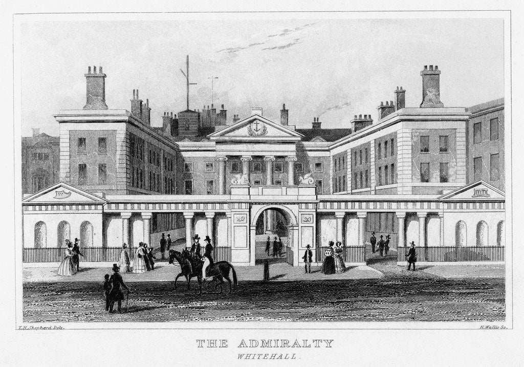 Detail of The Admiralty, Whitehall by Anonymous