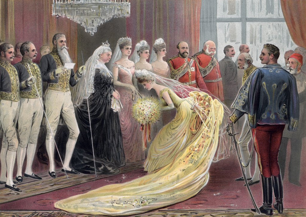 Detail of Queen Victoria in Jubilee Drawing Room by Anonymous