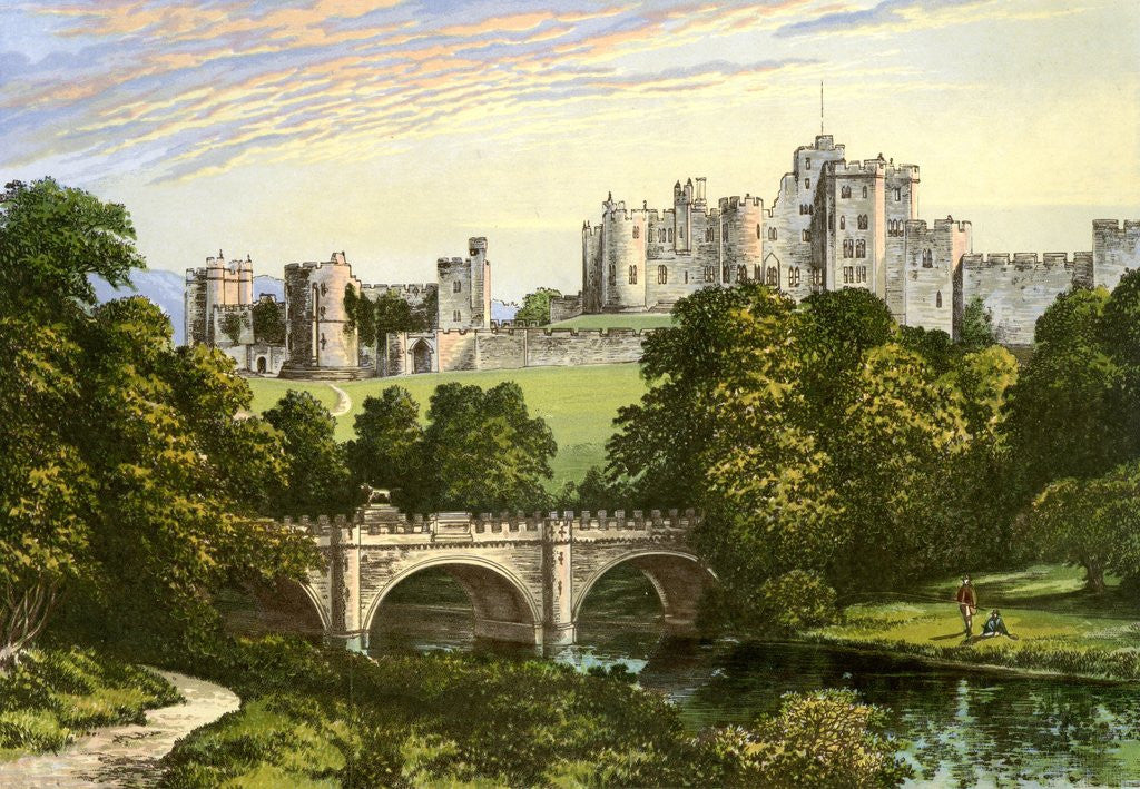 Detail of Alnwick Castle by Anonymous