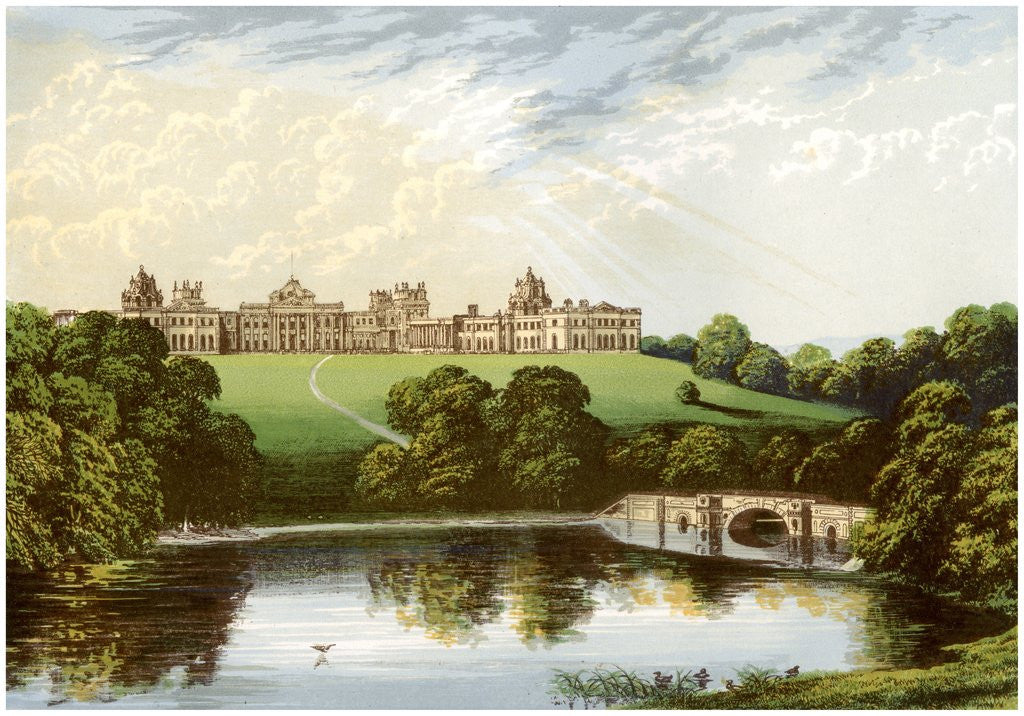 Detail of Blenheim Palace by Anonymous