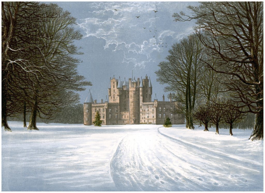Detail of Glamis Castle by Anonymous