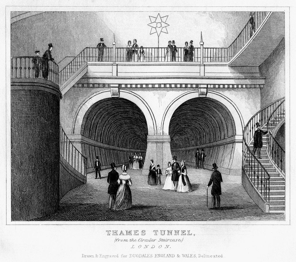 Detail of Thames Tunnel by Anonymous