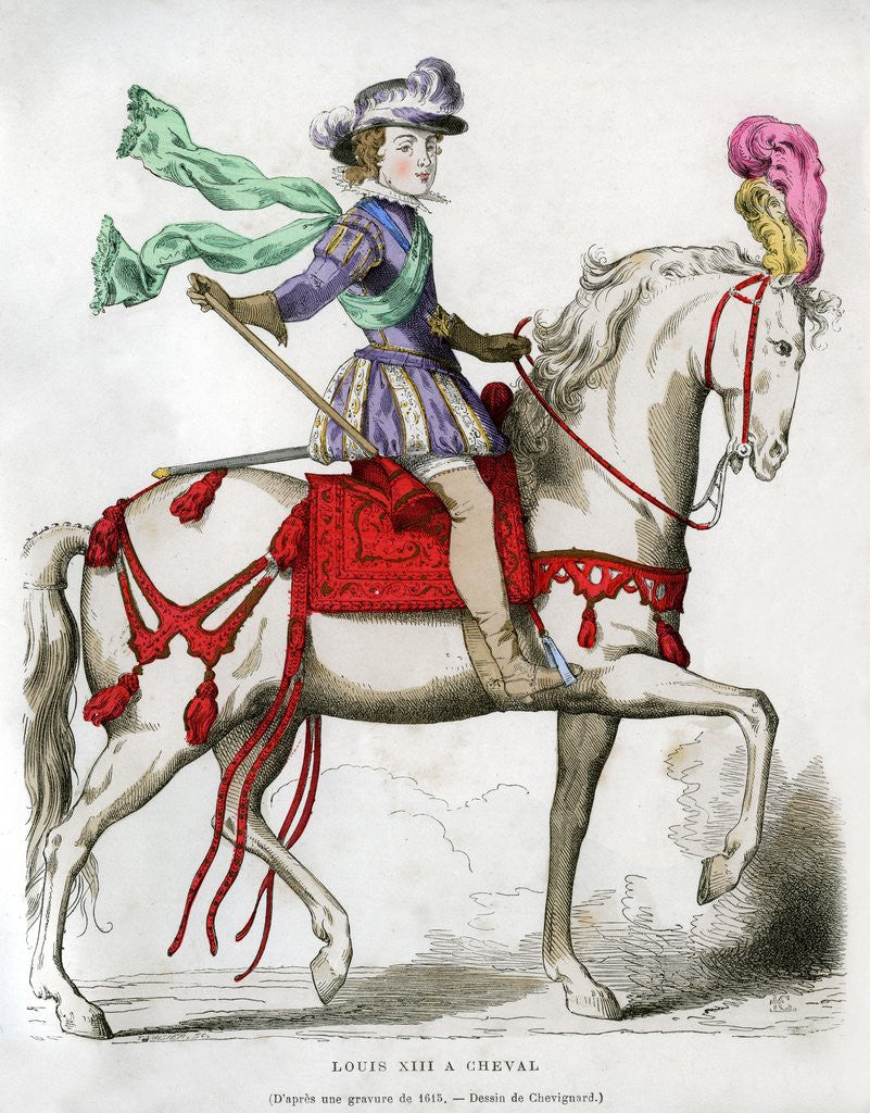 Detail of Louis XIII, King of France by Anonymous