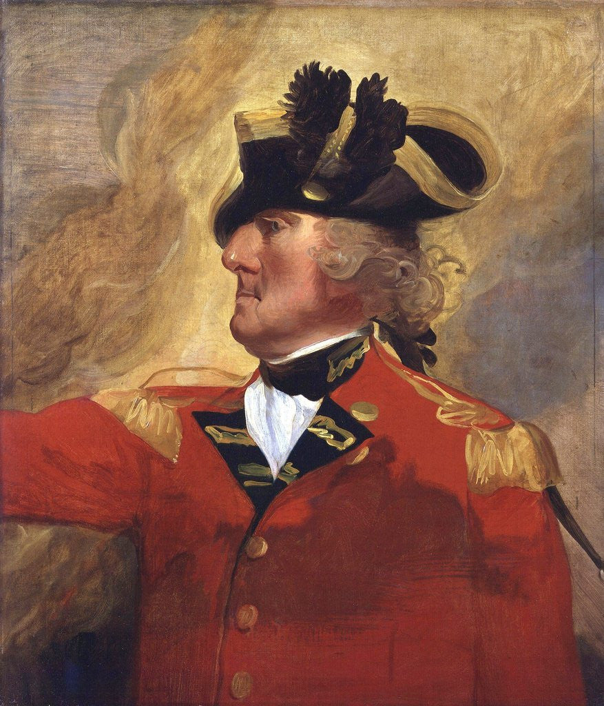 Detail of George Augustus Eliott, 1st Baron Heathfield by John Singleton Copley