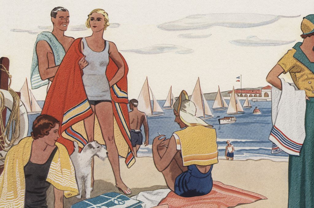 Detail of Waterfront Vacation by Anonymous
