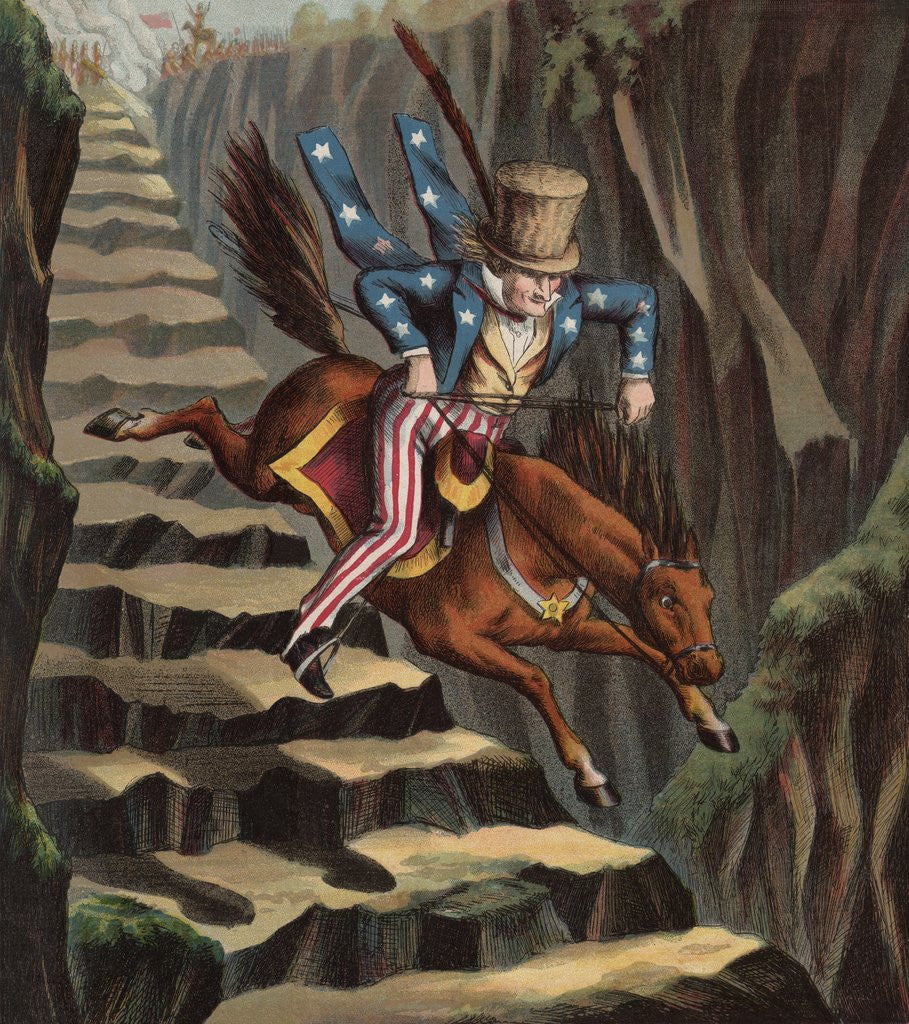 Detail of Uncle Sam to the rescue by Corbis