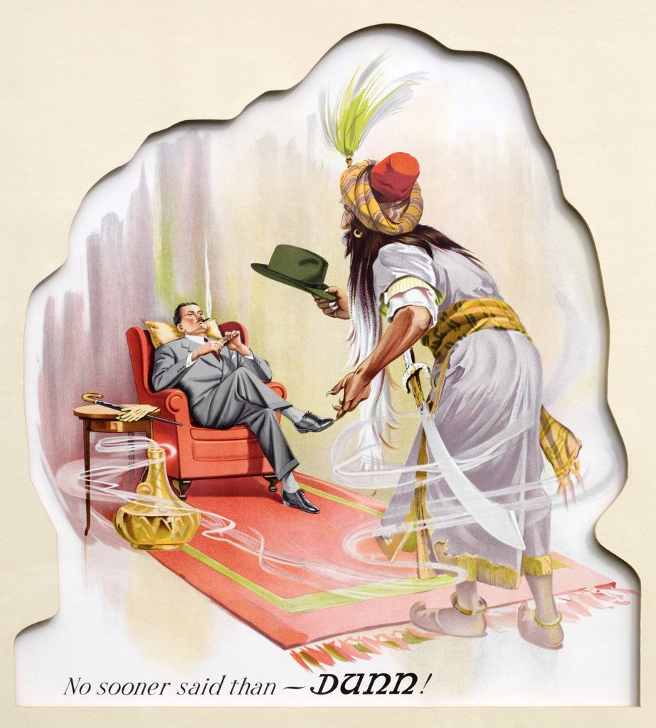 Detail of Advertisement for Dunn & Co by Anonymous