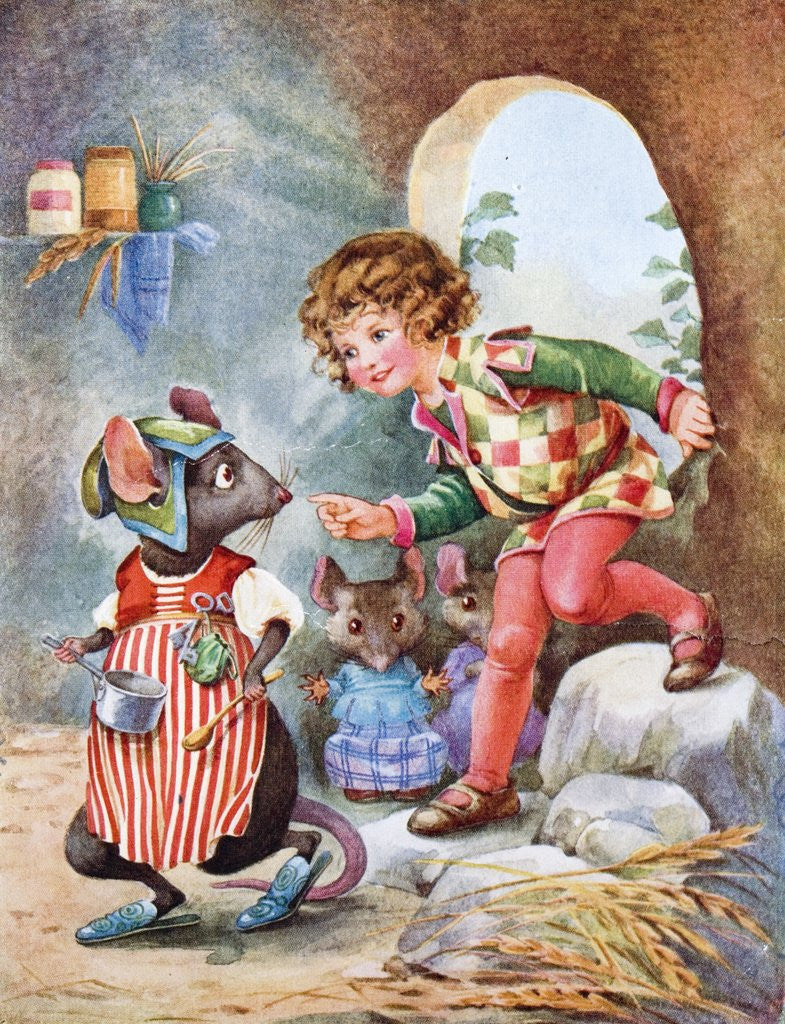 Detail of Thumbling from Thumbling's Travels by Anonymous