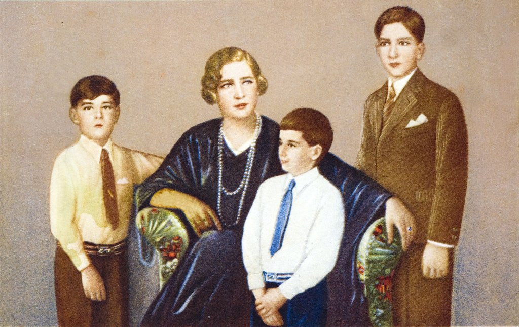 Detail of Yugoslav Royal Family by Anonymous