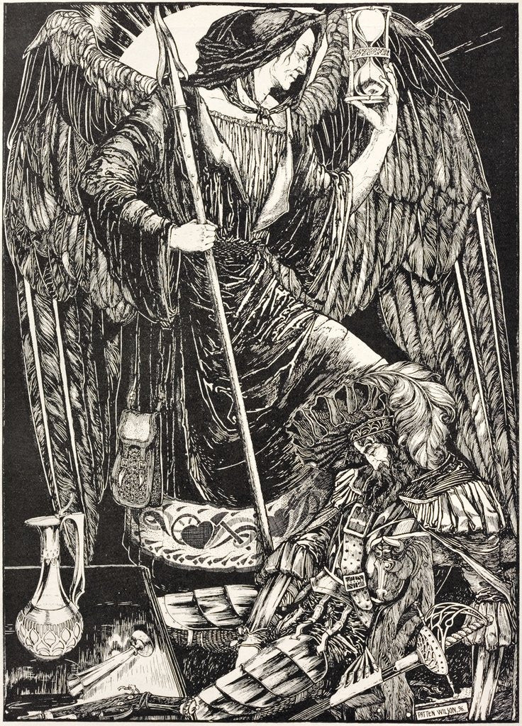 Detail of Death and the Soldier by Patten Wilson