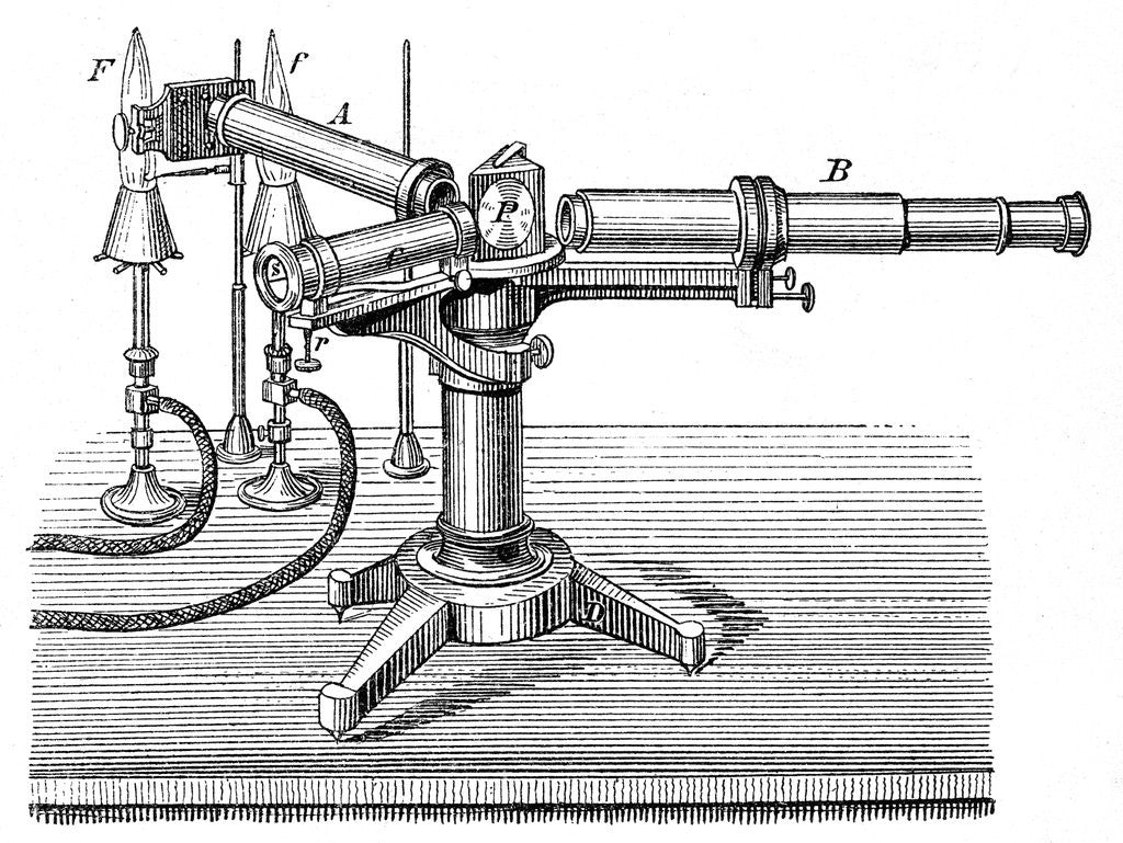 Detail of Spectroscopic apparatus by Anonymous