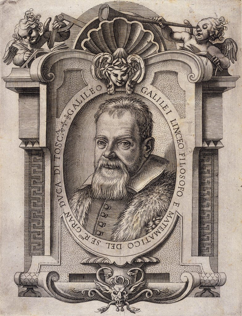 Detail of Galileo Galilei by Anonymous