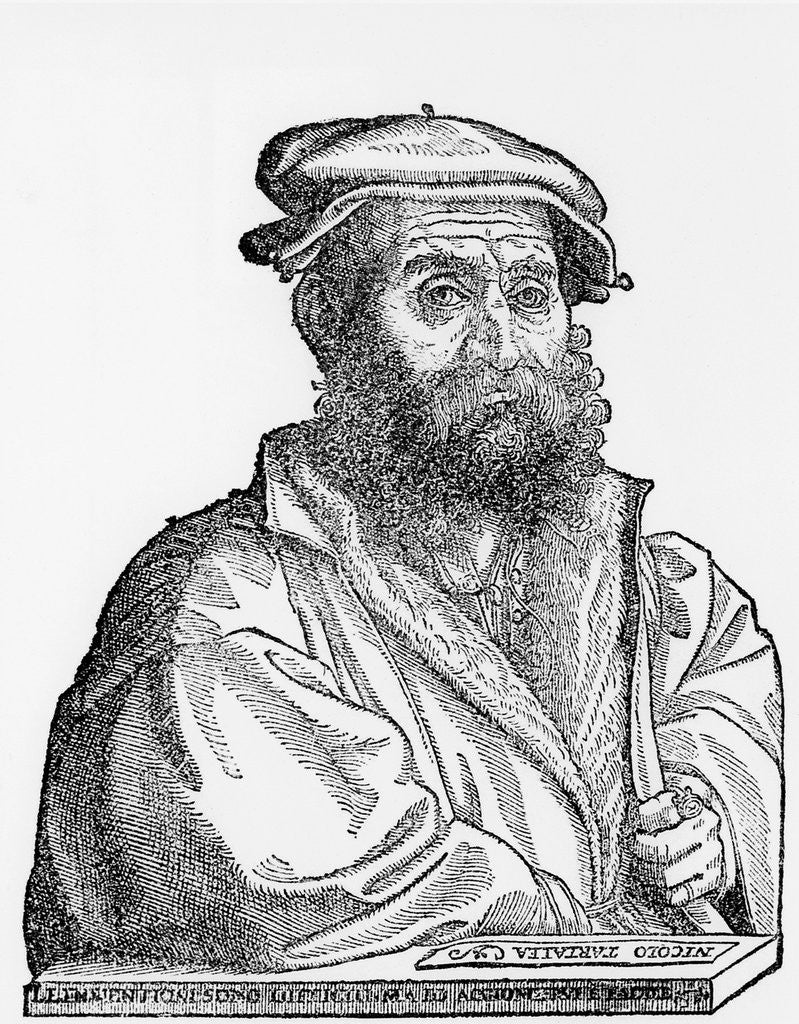Detail of Niccolo Tartaglia by Anonymous