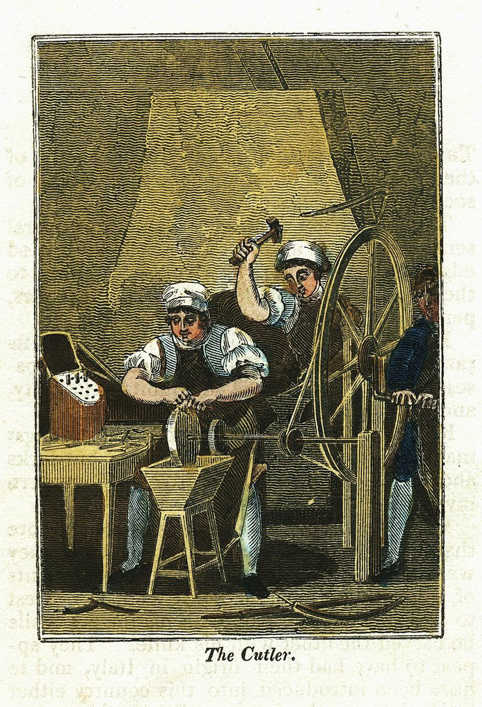 Detail of The Cutler by Anonymous