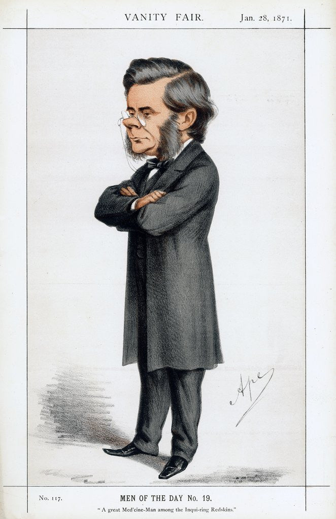 Detail of Thomas Henry Huxley by Anonymous