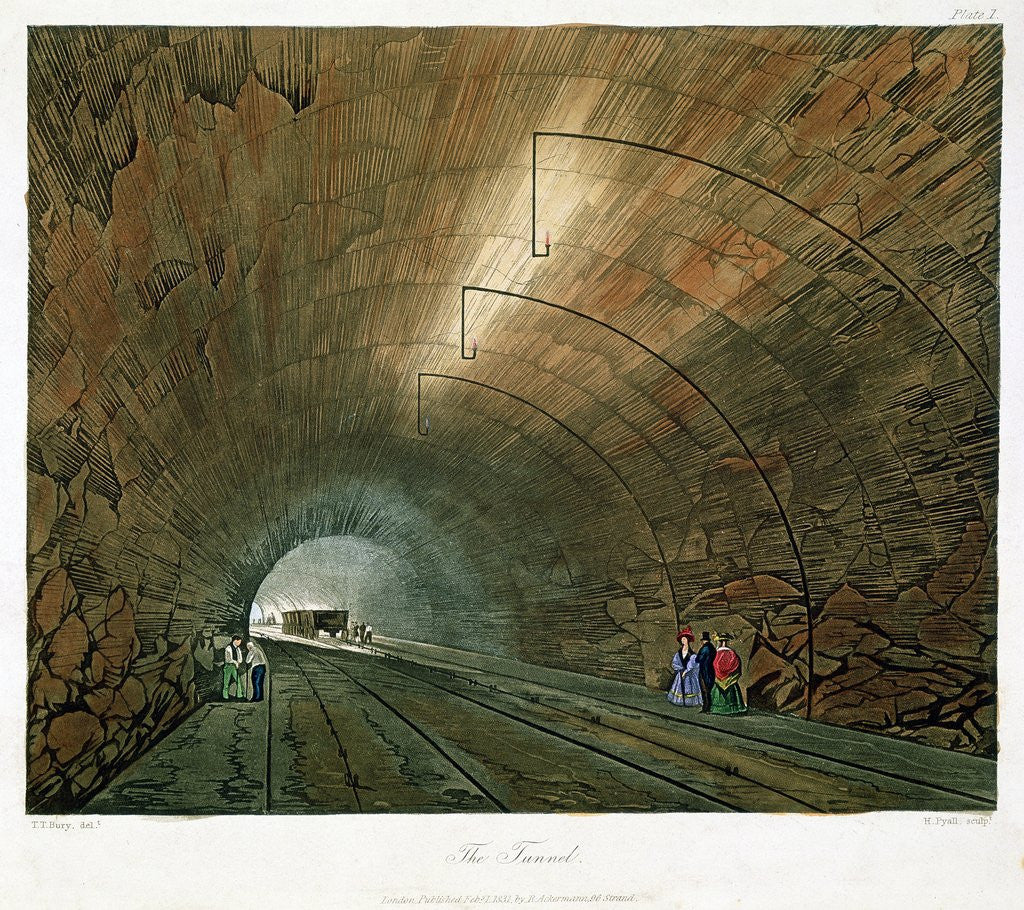 Detail of Railway tunnel by Anonymous