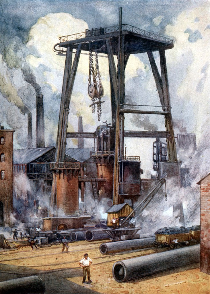 Detail of Steel works by Anonymous