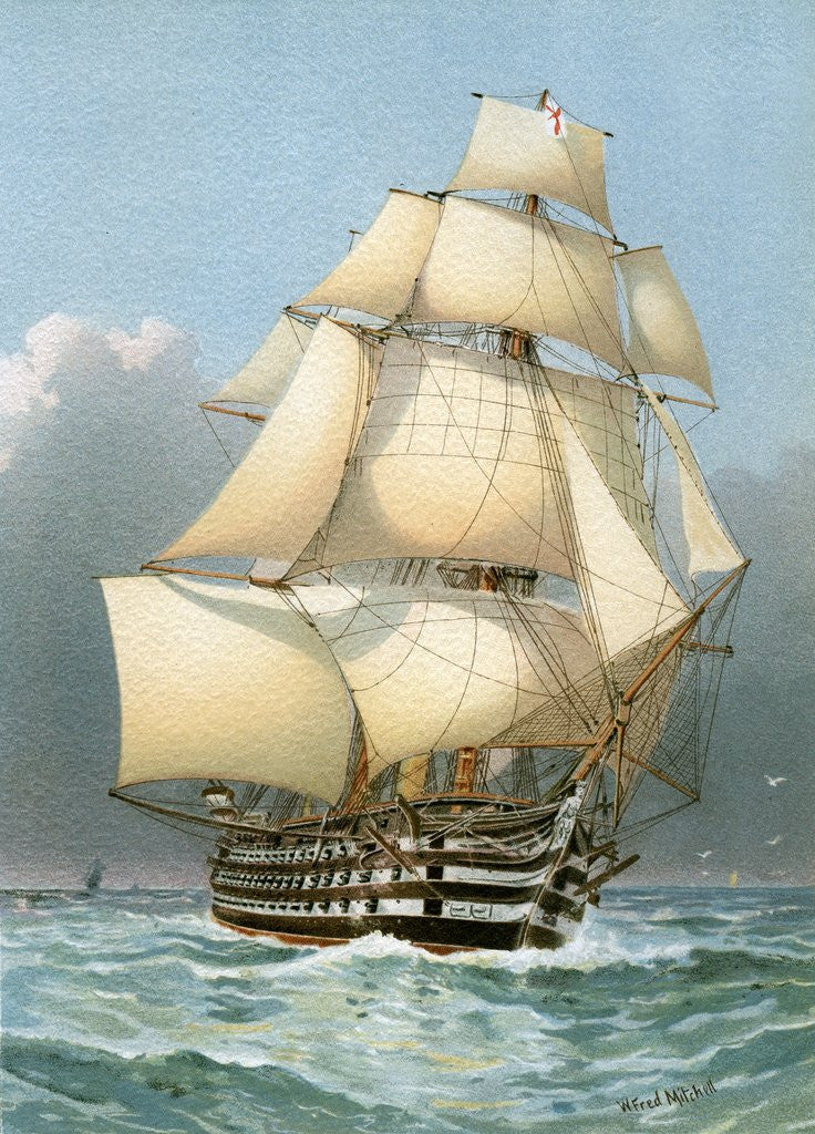 Detail of HMS 'Victoria' by Anonymous