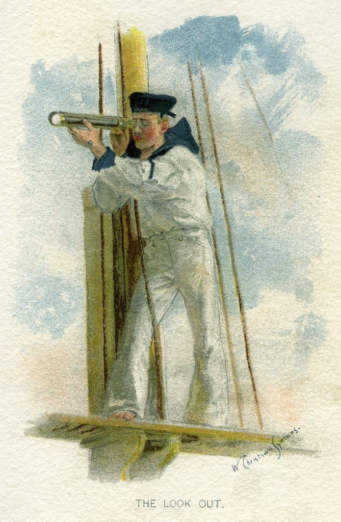 Detail of The Look Out by Anonymous