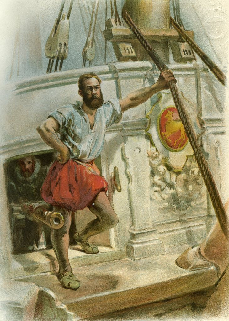 Detail of One of Drake's Men by Anonymous