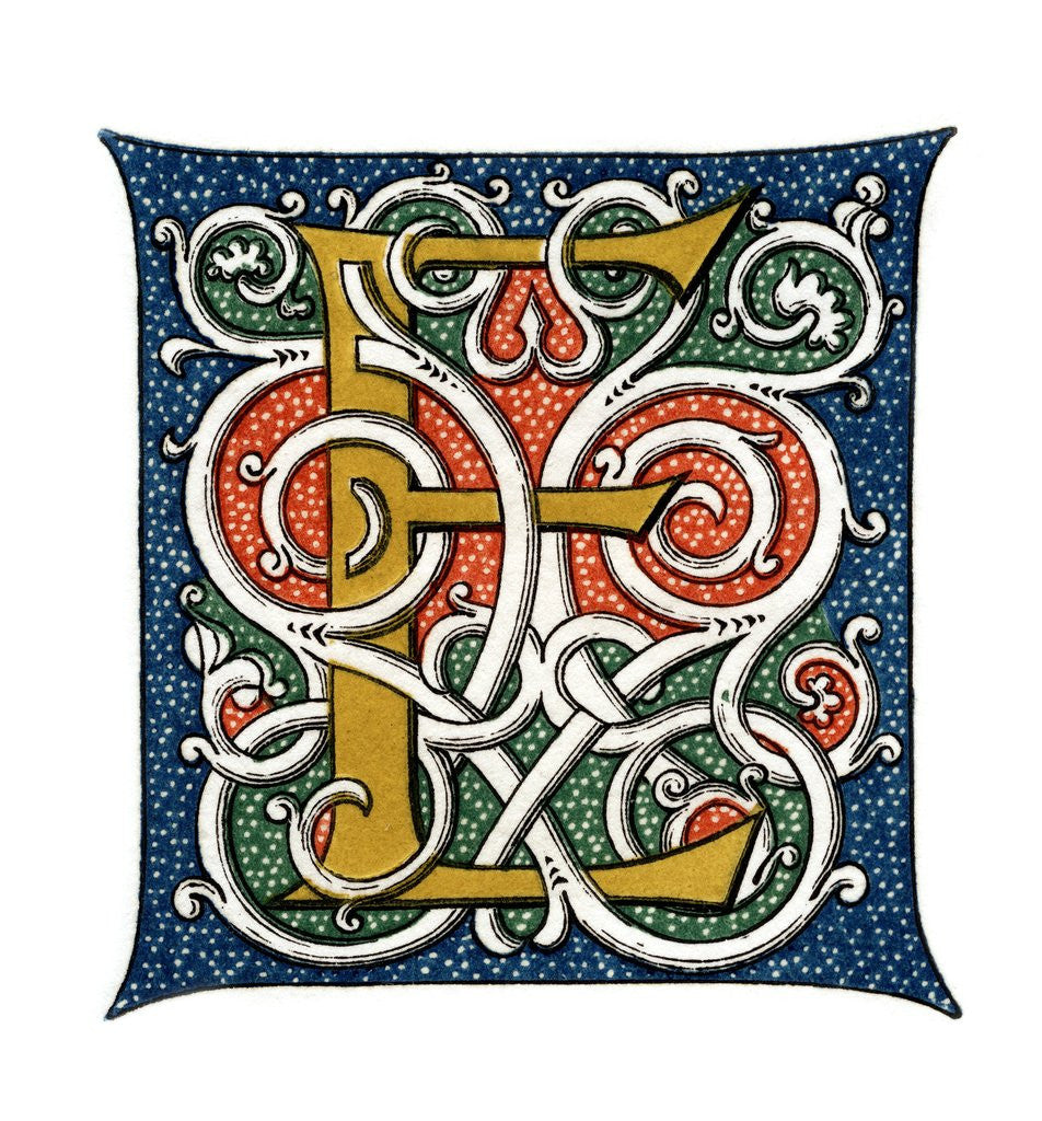 Detail of Initial letter 'E' by Anonymous