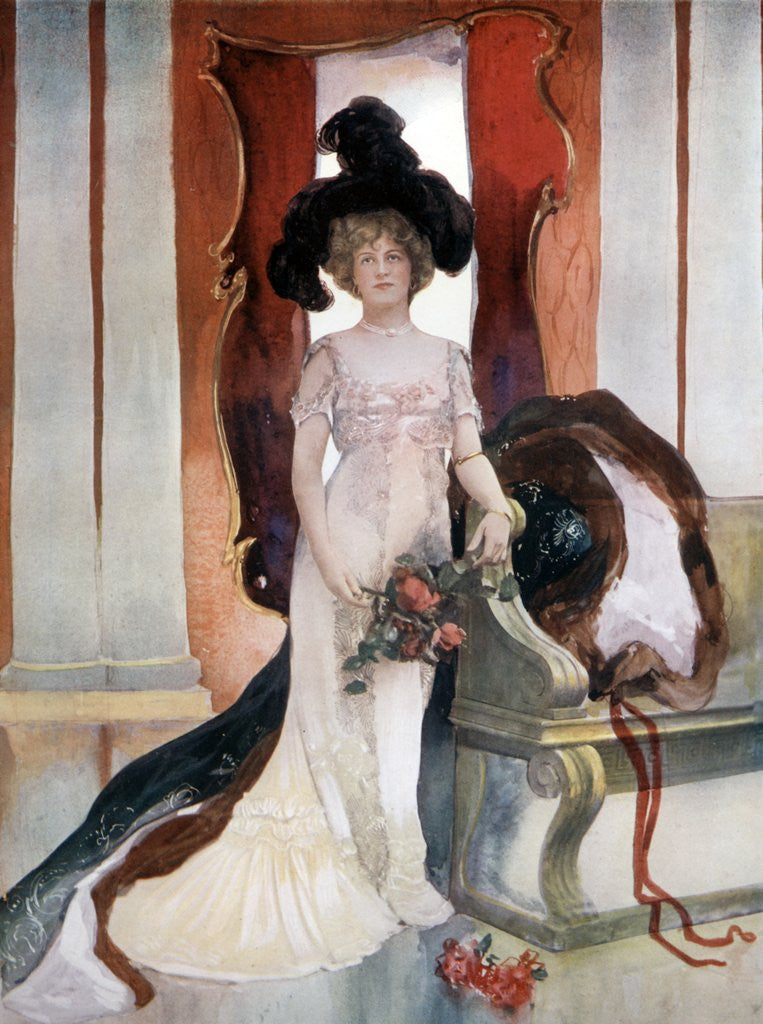 Detail of Marie Studholme in 