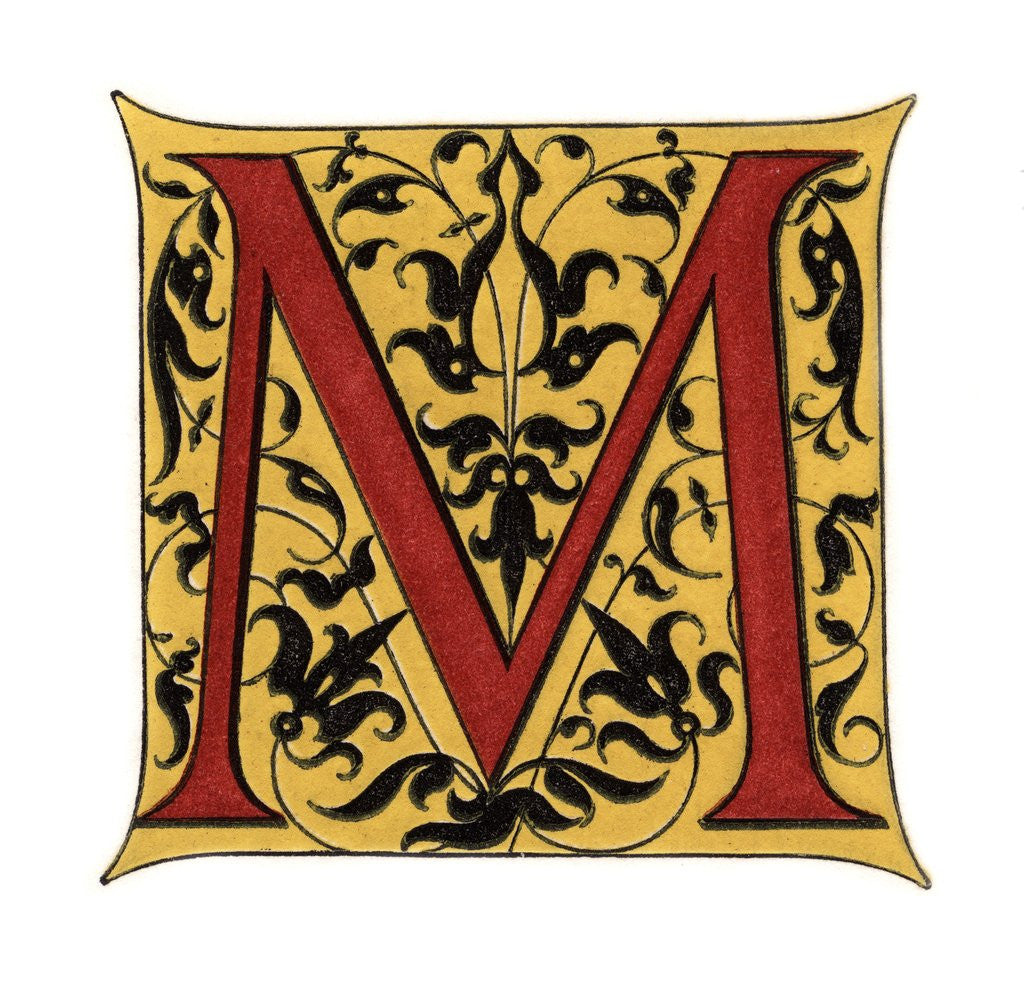Detail of Initial letter 'M' by Anonymous