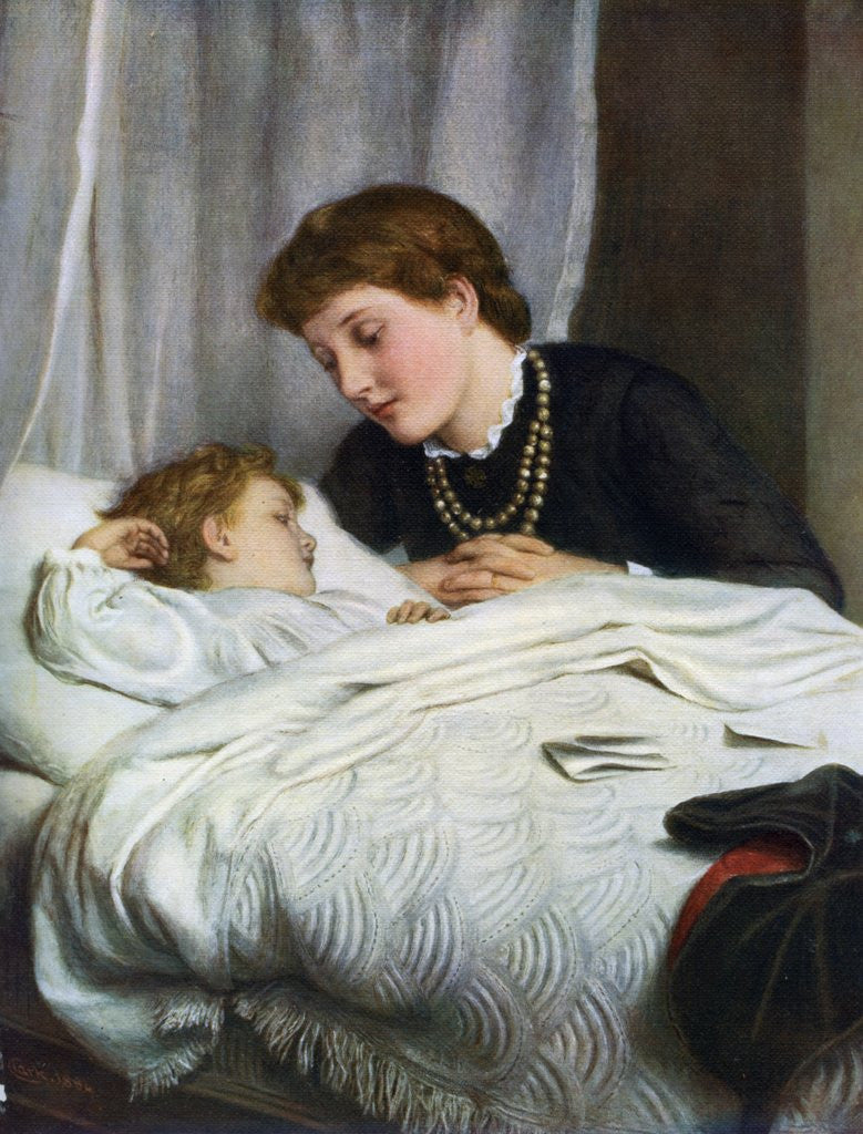 Detail of Mother's Darling by Anonymous