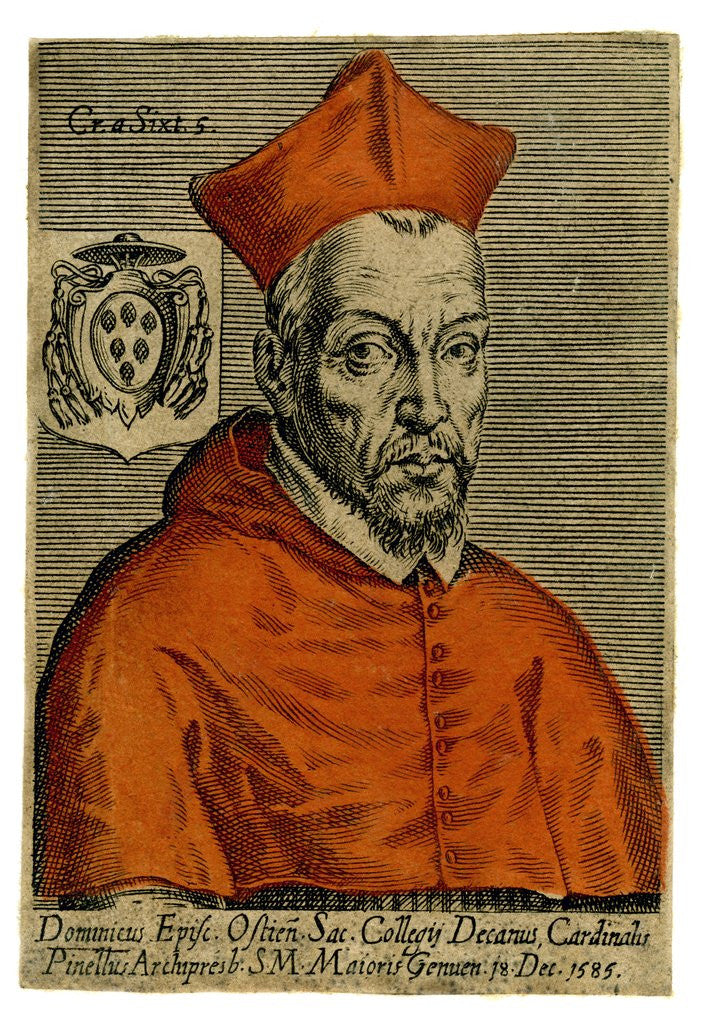 Detail of Cardinal Pinette by Corbis