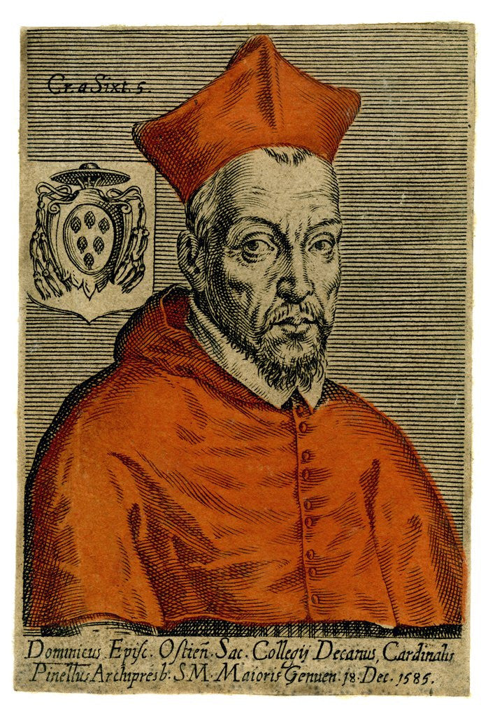 Detail of Cardinal Pinette by Anonymous