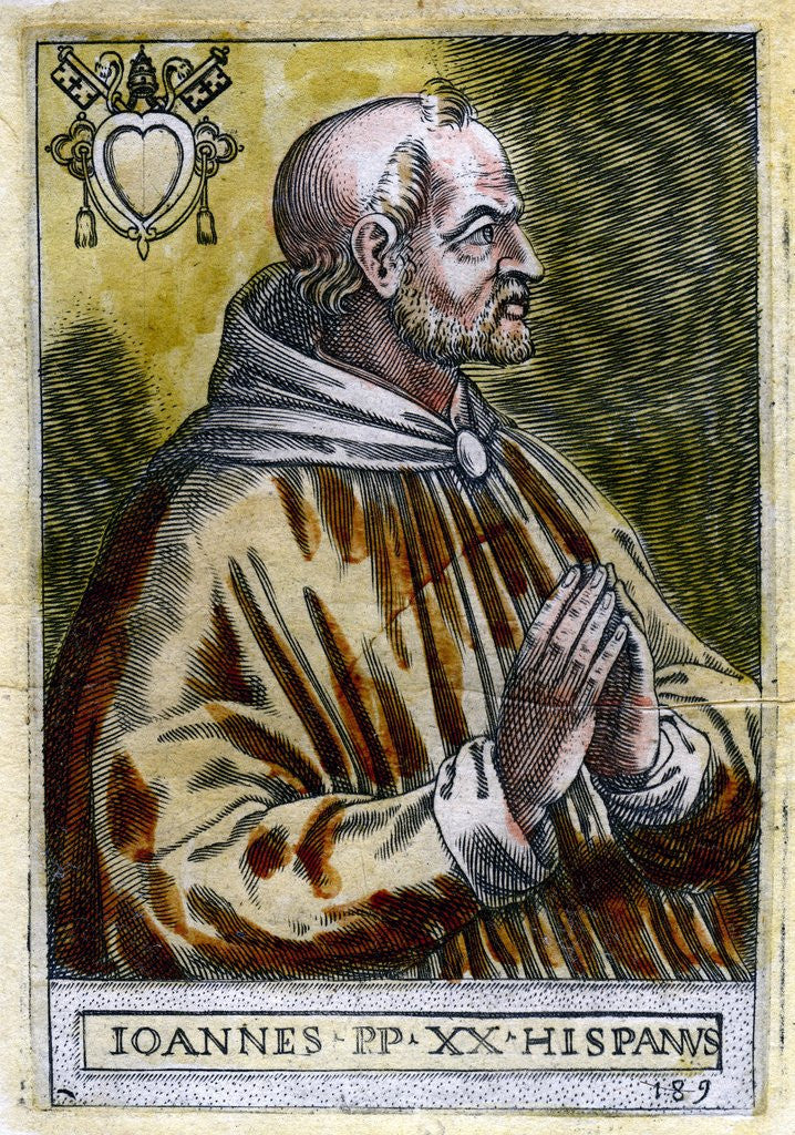 Detail of Pope John XXI by Anonymous