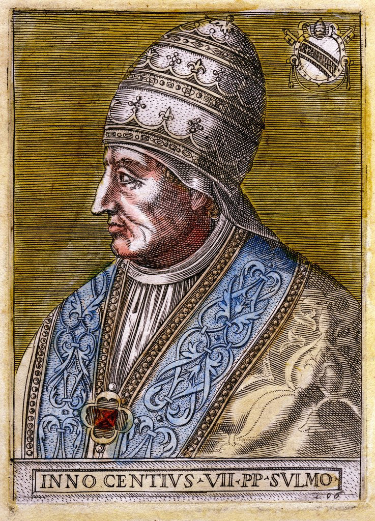 Detail of Pope Innocent VII by Anonymous
