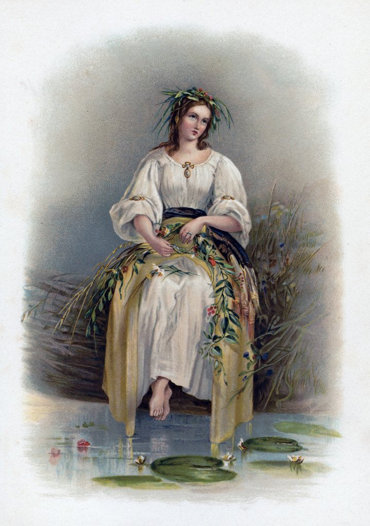 Detail of Ophelia by Anonymous