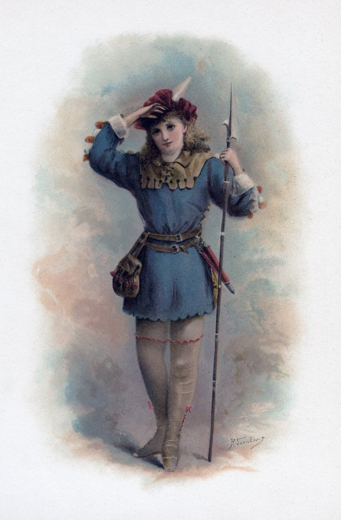 Detail of Rosalind by Anonymous