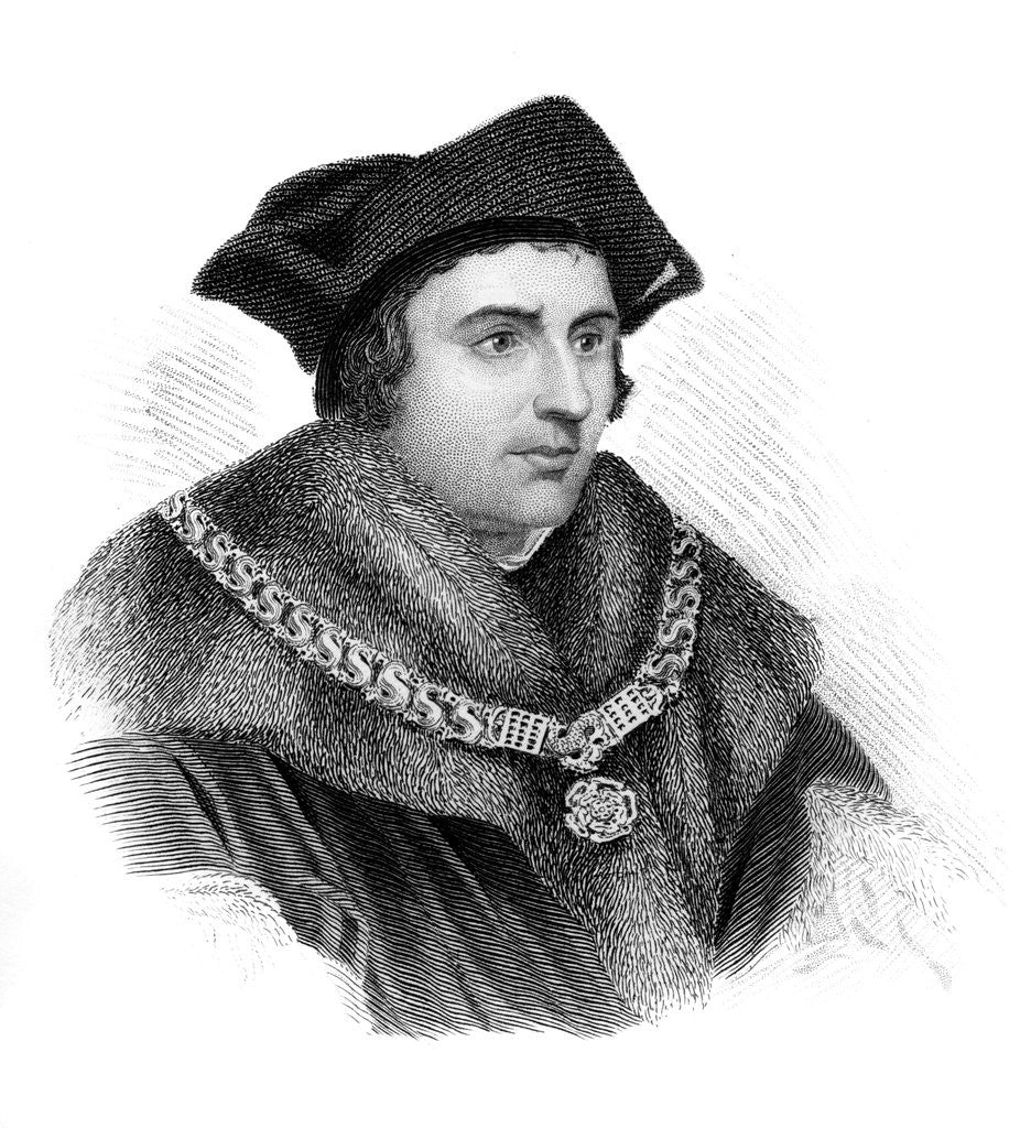 Detail of Saint Sir Thomas More by Anonymous