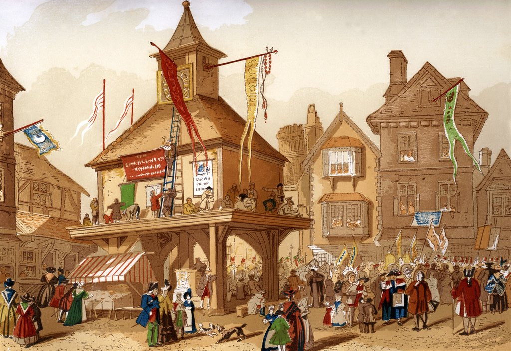 Detail of The Shakespeare Jubilee at Stratford upon Avon by Corbis