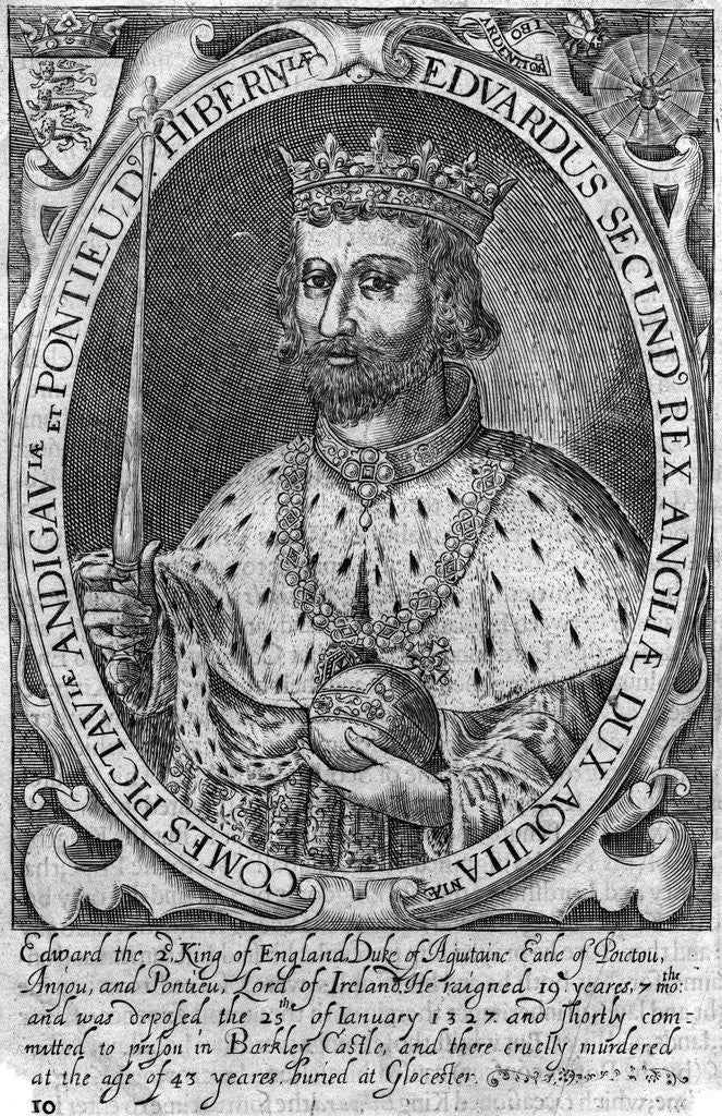 Detail of Edward II, King of England by Anonymous