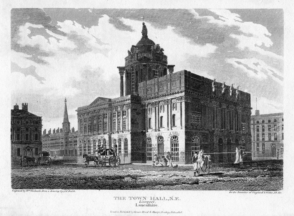 Detail of Liverpool Town Hall by Anonymous
