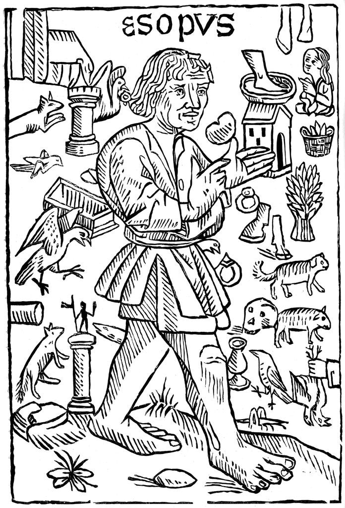 Detail of Aesop by Anonymous