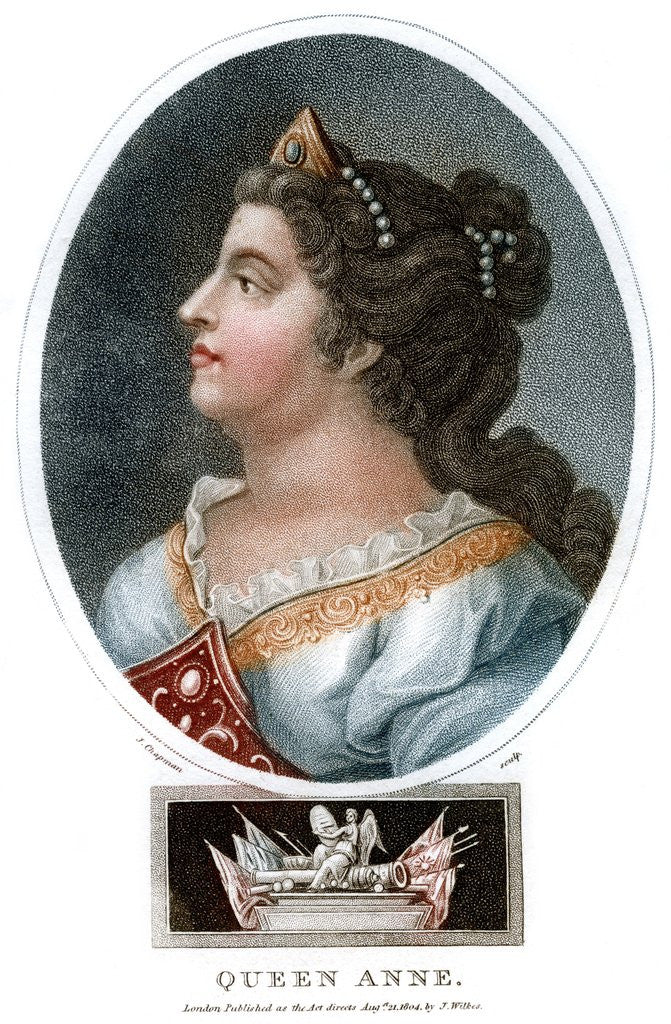 Detail of Queen Anne by Anonymous