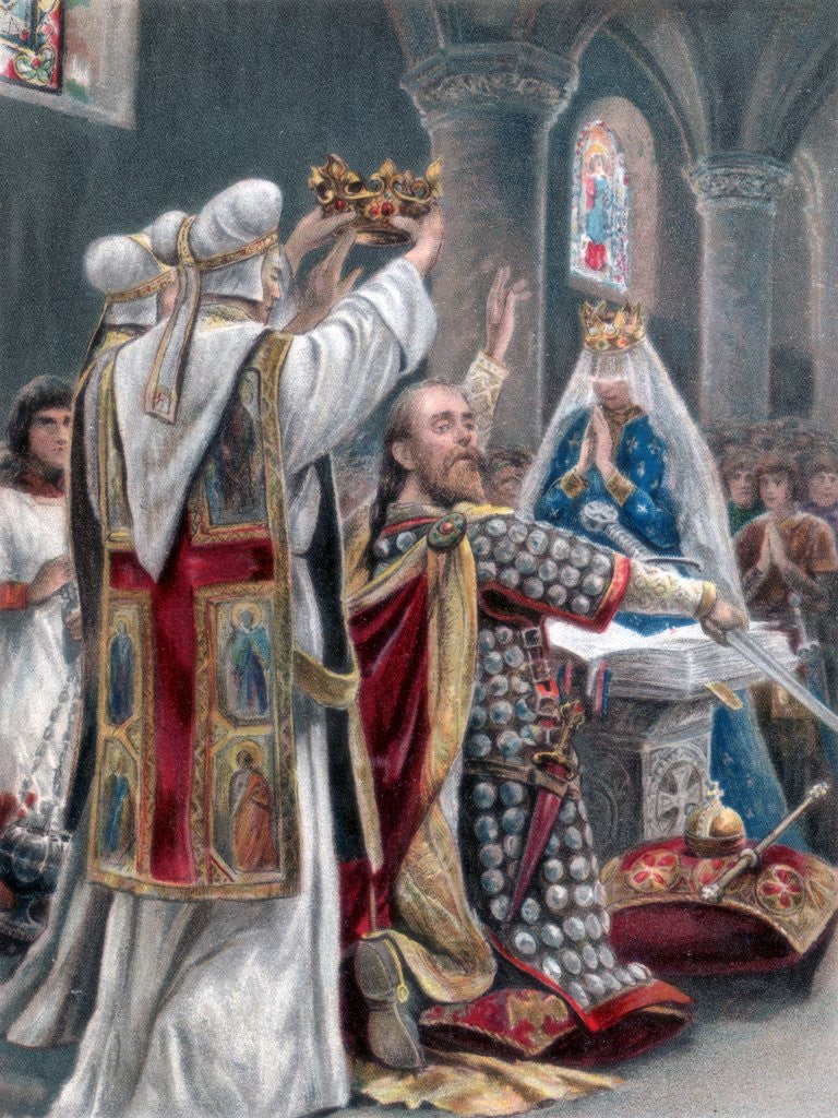 Detail of The taking of the oath by Edward the Confessor by Anonymous