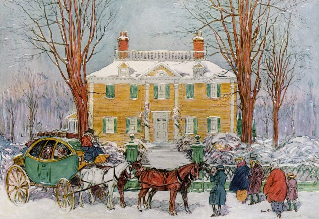Detail of Longfellow House by Anonymous