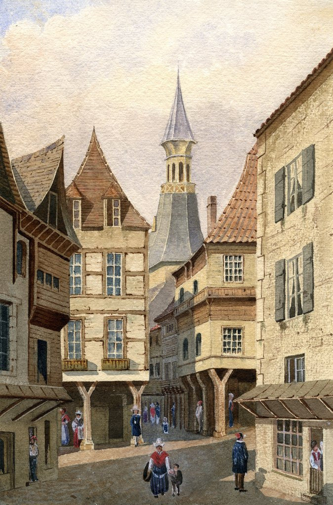 Detail of Dinan, Brittany by Anonymous