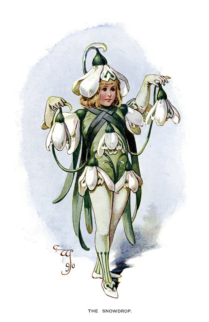 Detail of The Snowdrop by Anonymous