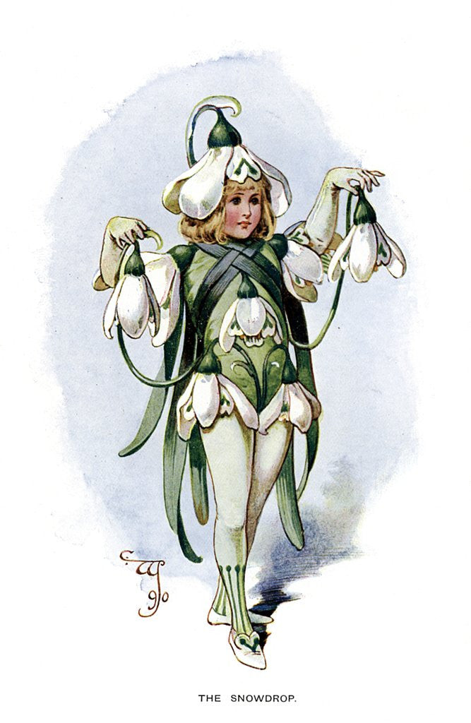 Detail of The Snowdrop by Corbis