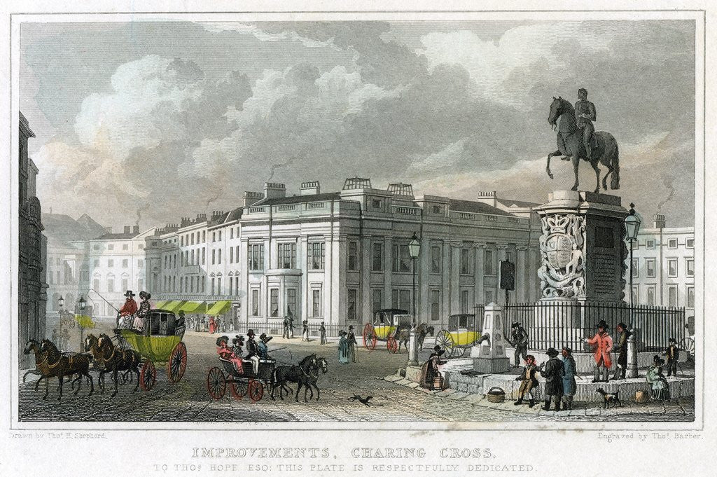 Detail of Charing Cross by Anonymous