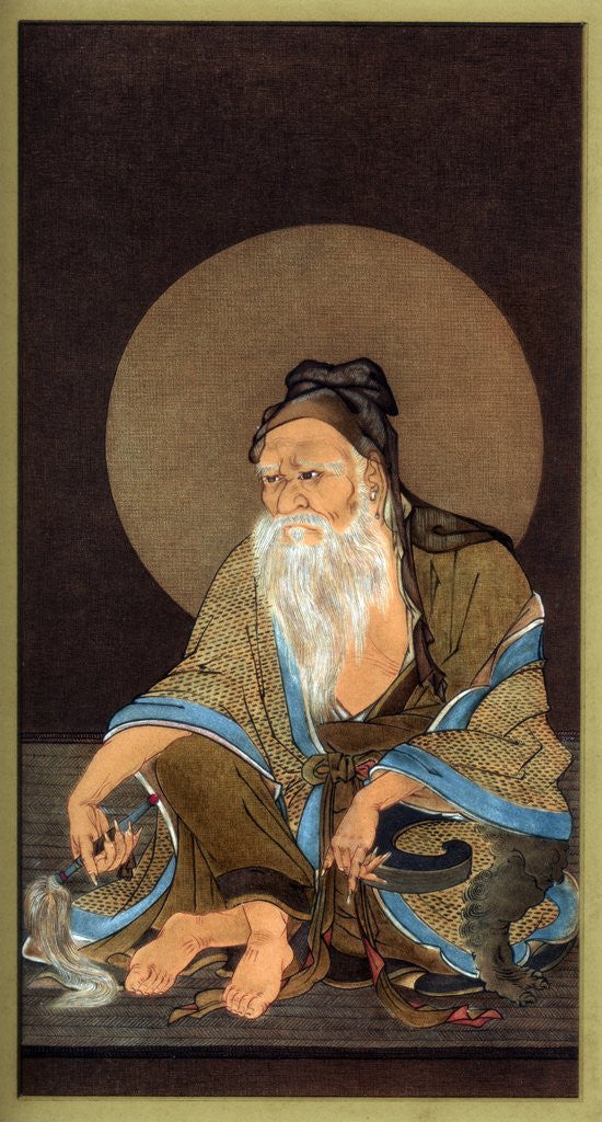Detail of Portrait of Vimalakirti by Anonymous